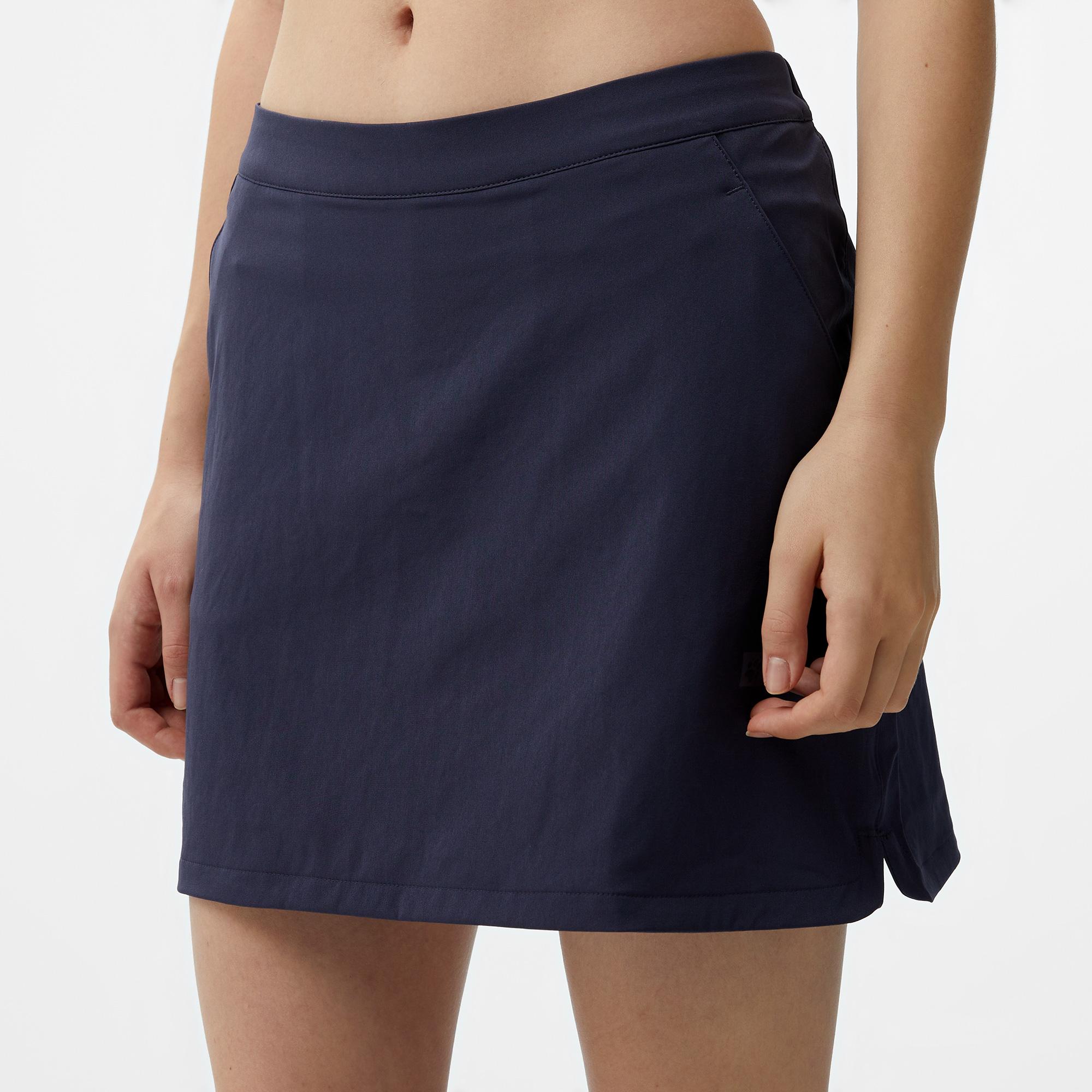 Jack Wolfskin Hiking Alpine Skort Kadın Gri Etek