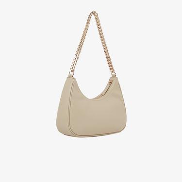  Tommy Hilfiger Refined Chain Crossover Kadın Bej Çapraz Çanta
