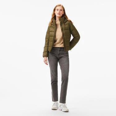  Tommy Hilfiger Down Casual Kadın Haki Ceket