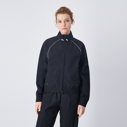  Champion Full Zip Kadın Siyah Sweatshirt