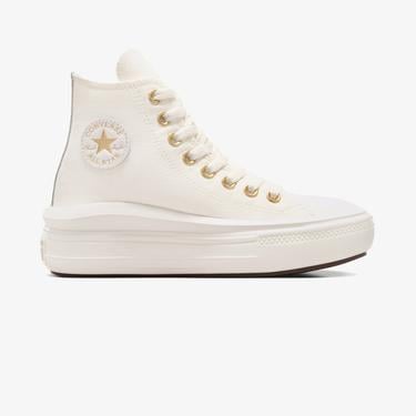 Converse Chuck Taylor All Star Move Platform Genç Krem Sneaker