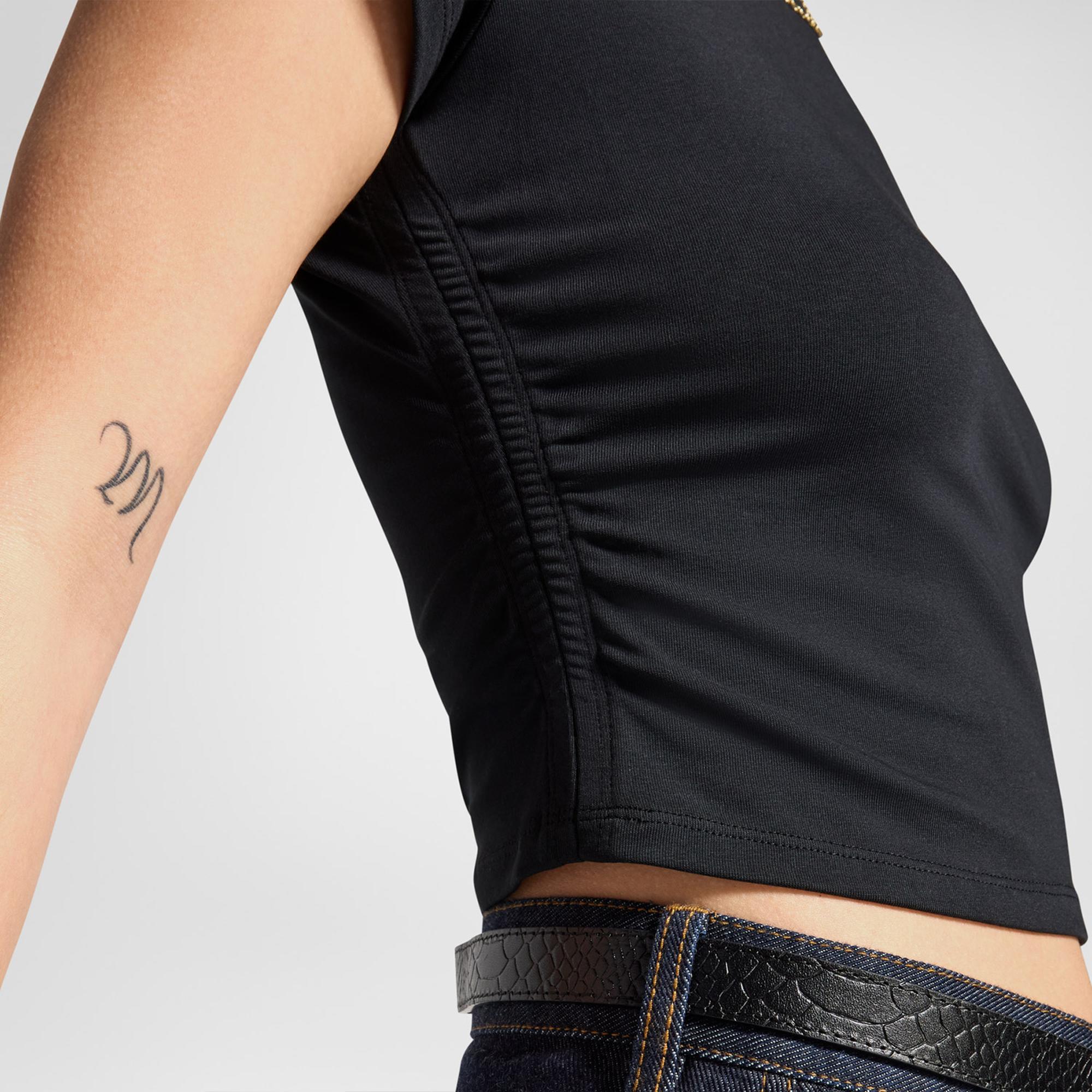 Converse Wordmark Kadın Siyah T-Shirt