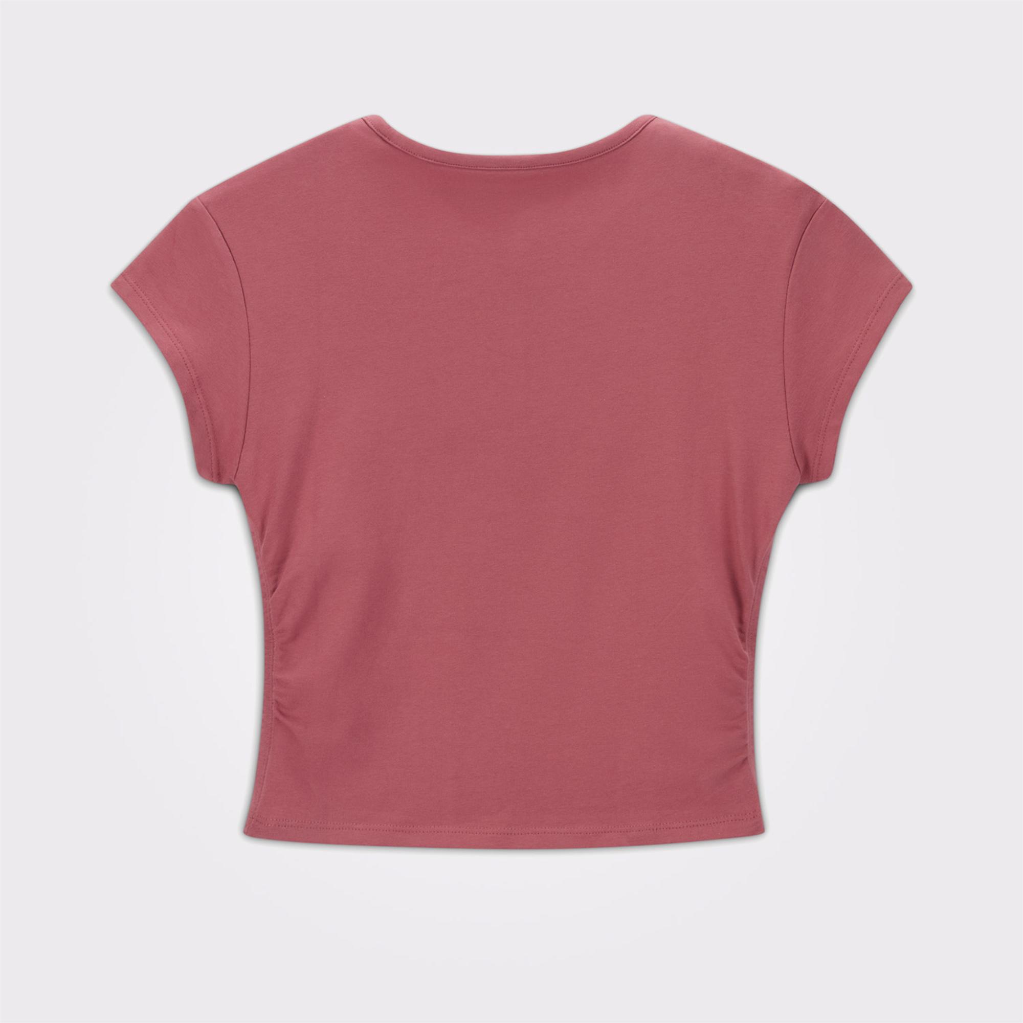 Converse Wordmark Kadın Bordo T-Shirt