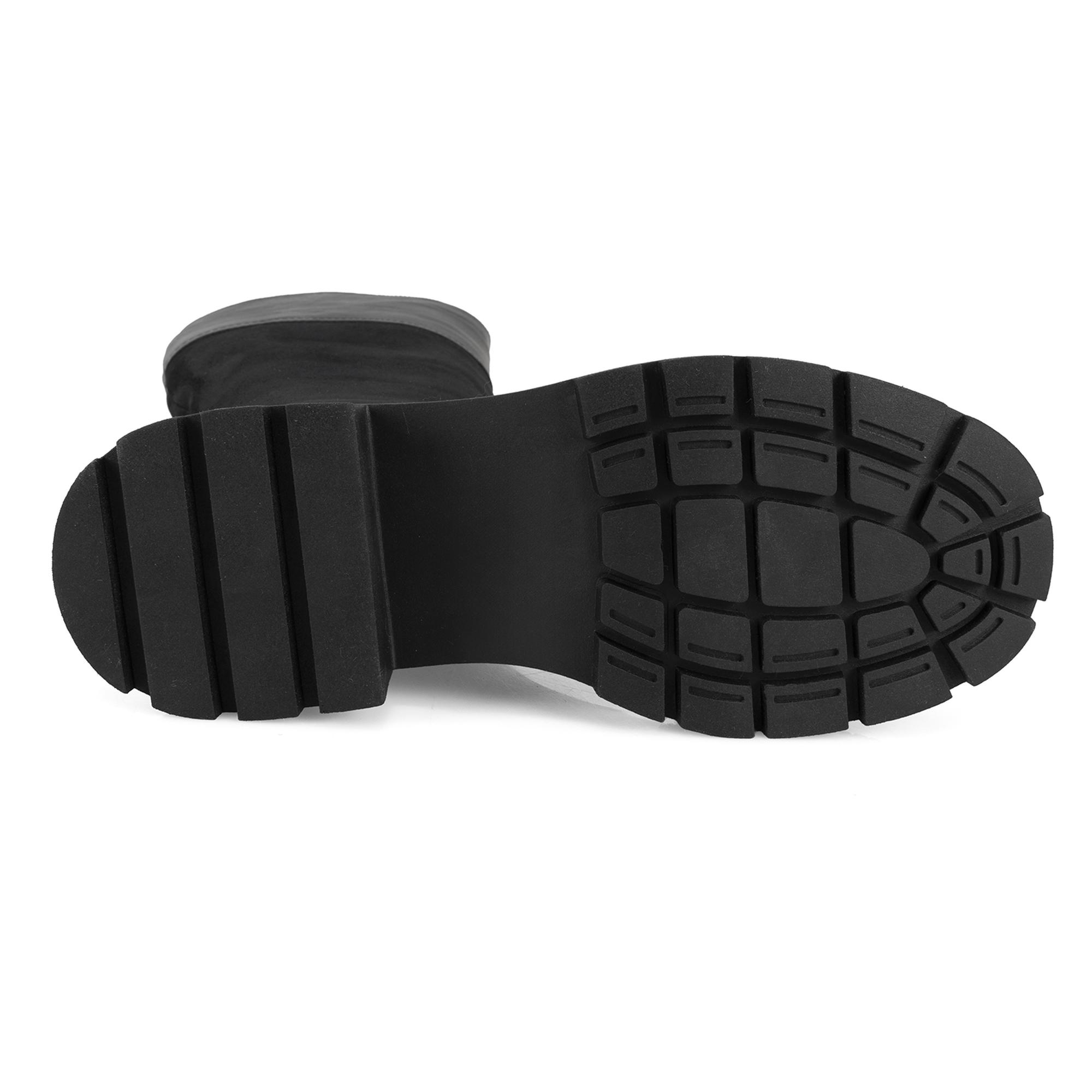 Kadın Siyah Deri Çizme