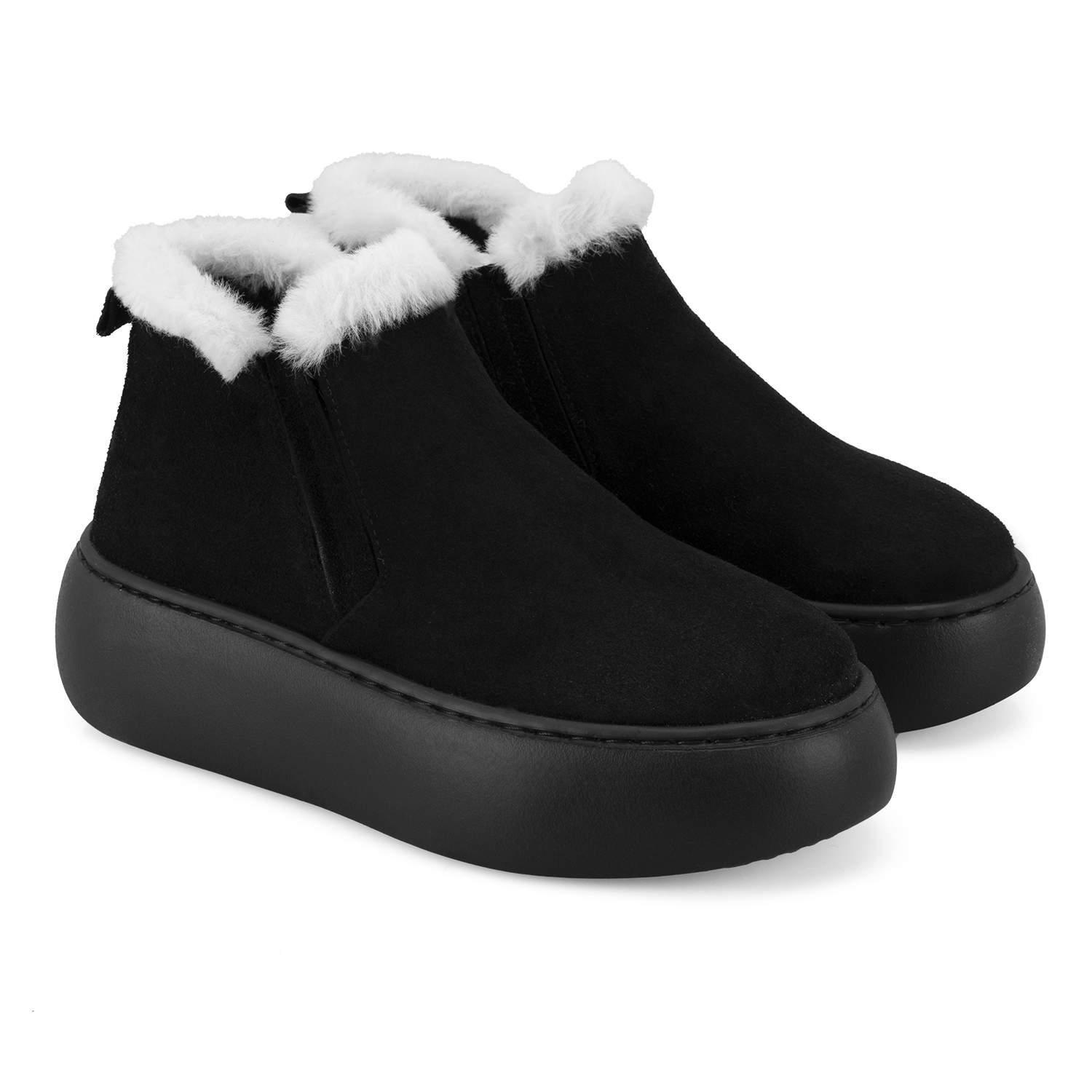  Jessia Siyah Kadın Süet Bot