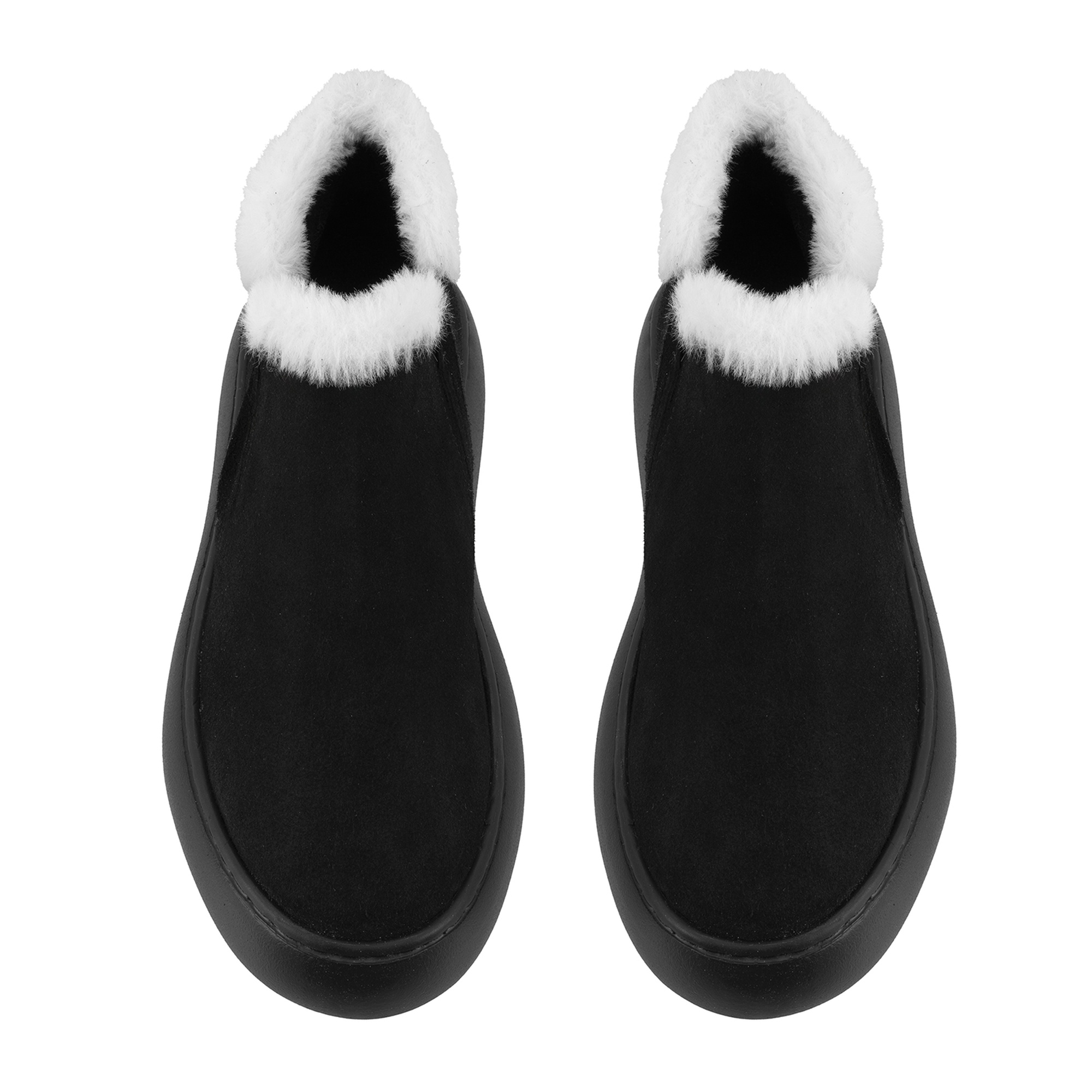 Jessia Siyah Kadın Süet Bot