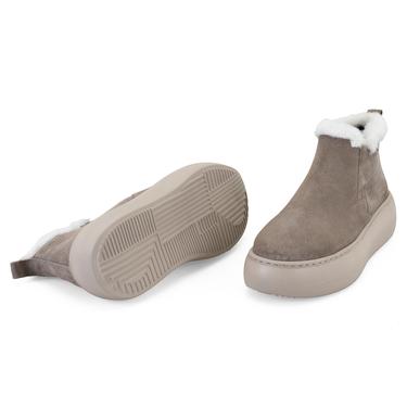  Jessia Bej Kadın Süet Bot