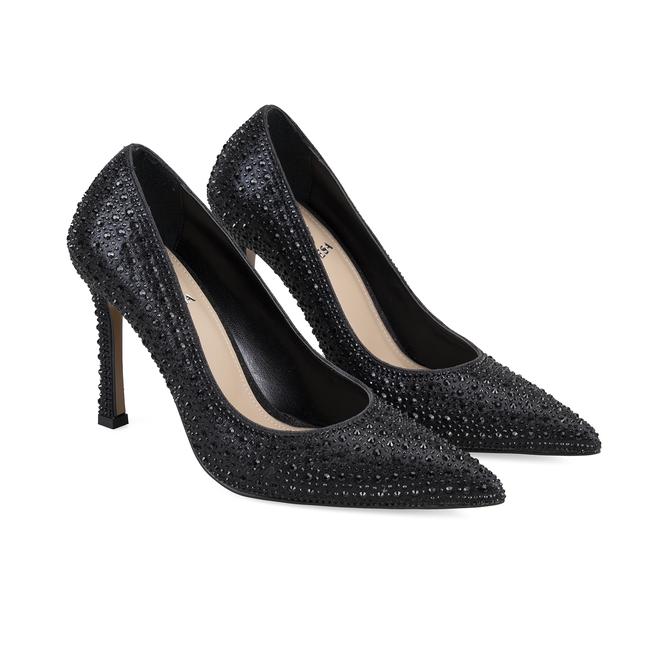  Kadın Siyah Klasik Topuklu Ayakkabı
