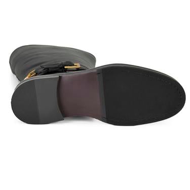  Kadın Siyah Deri Çizme