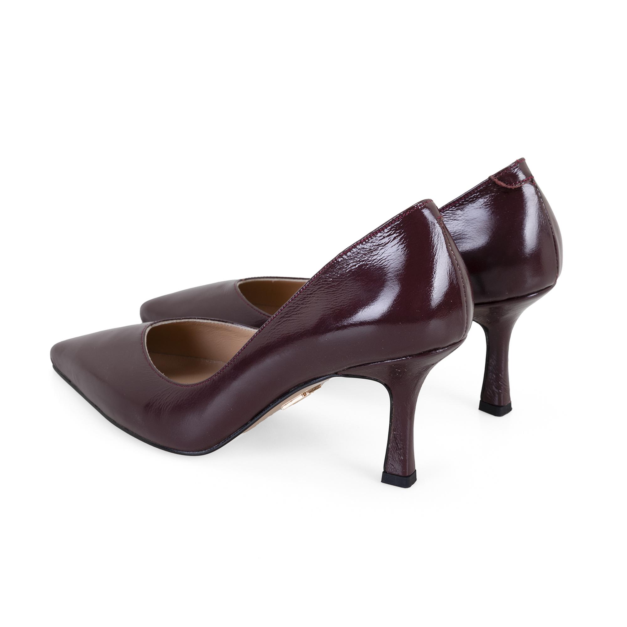 Kadın Bordo Rugan Stiletto