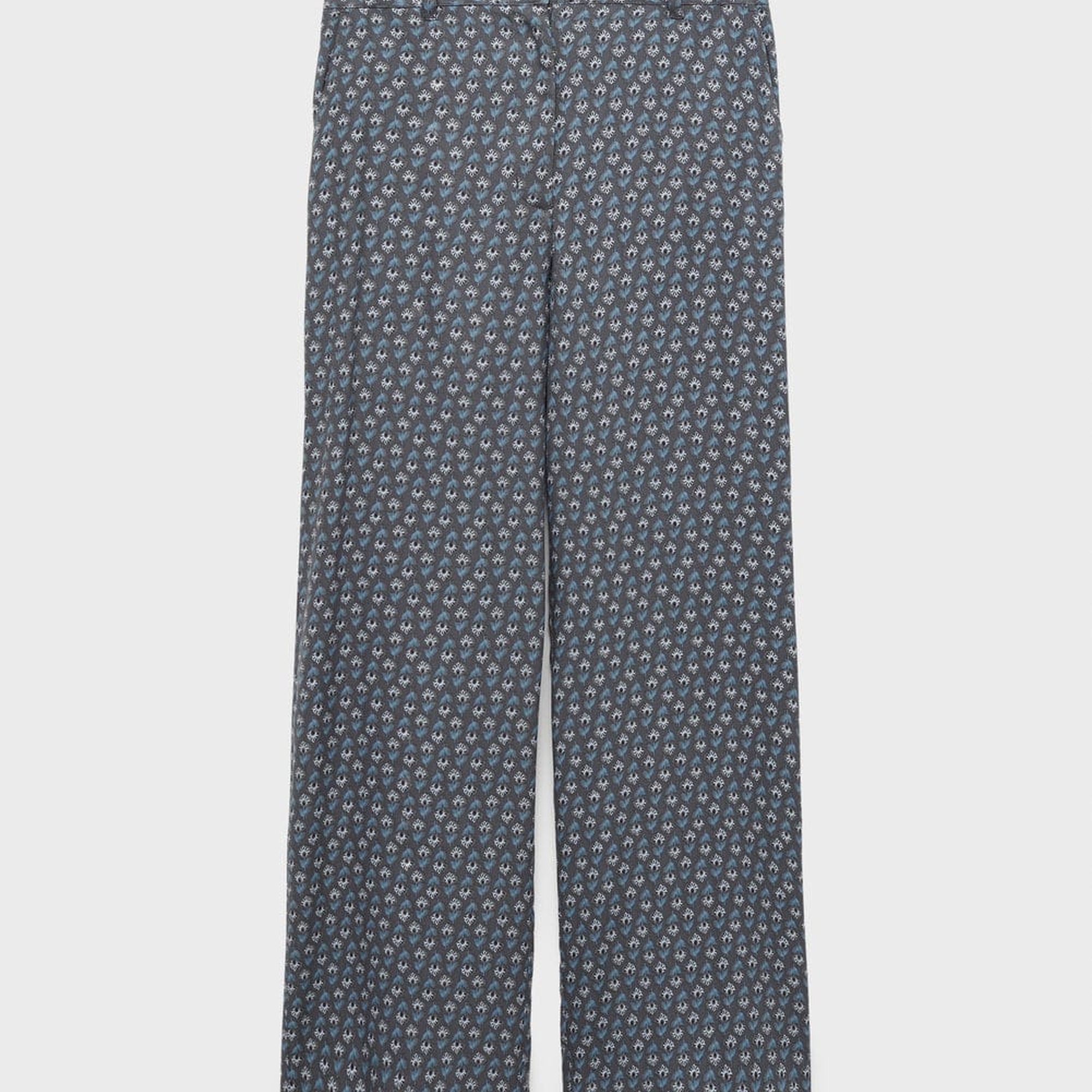 Mango Çocuk Çiçekli Pantolon Kömür Karası