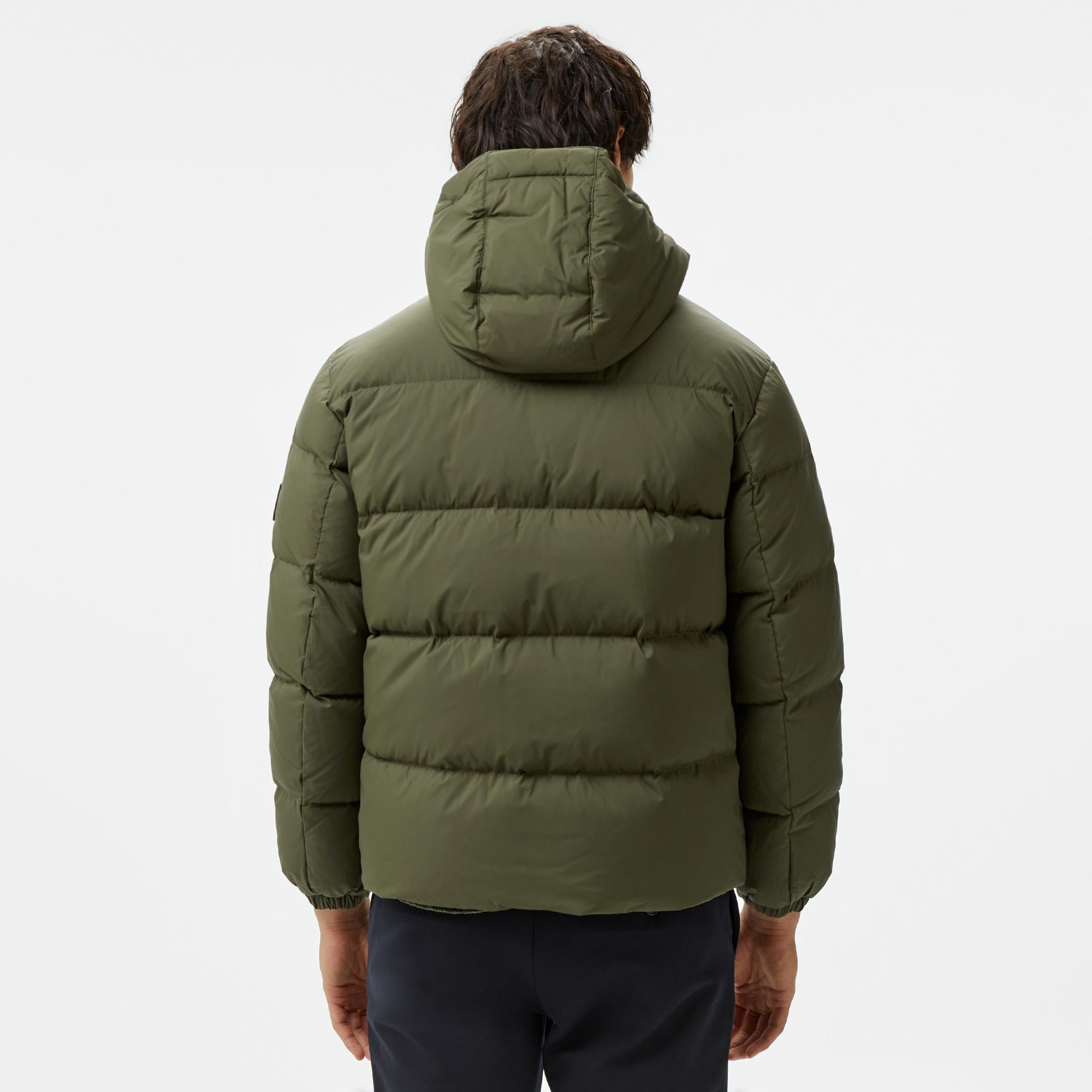 Tommy Hilfiger Jeans Essential Down Erkek Yeşil Mont