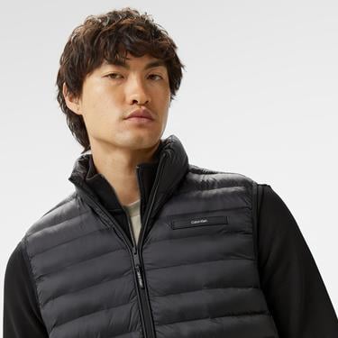 Calvin Klein Quilt Erkek Siyah Yelek