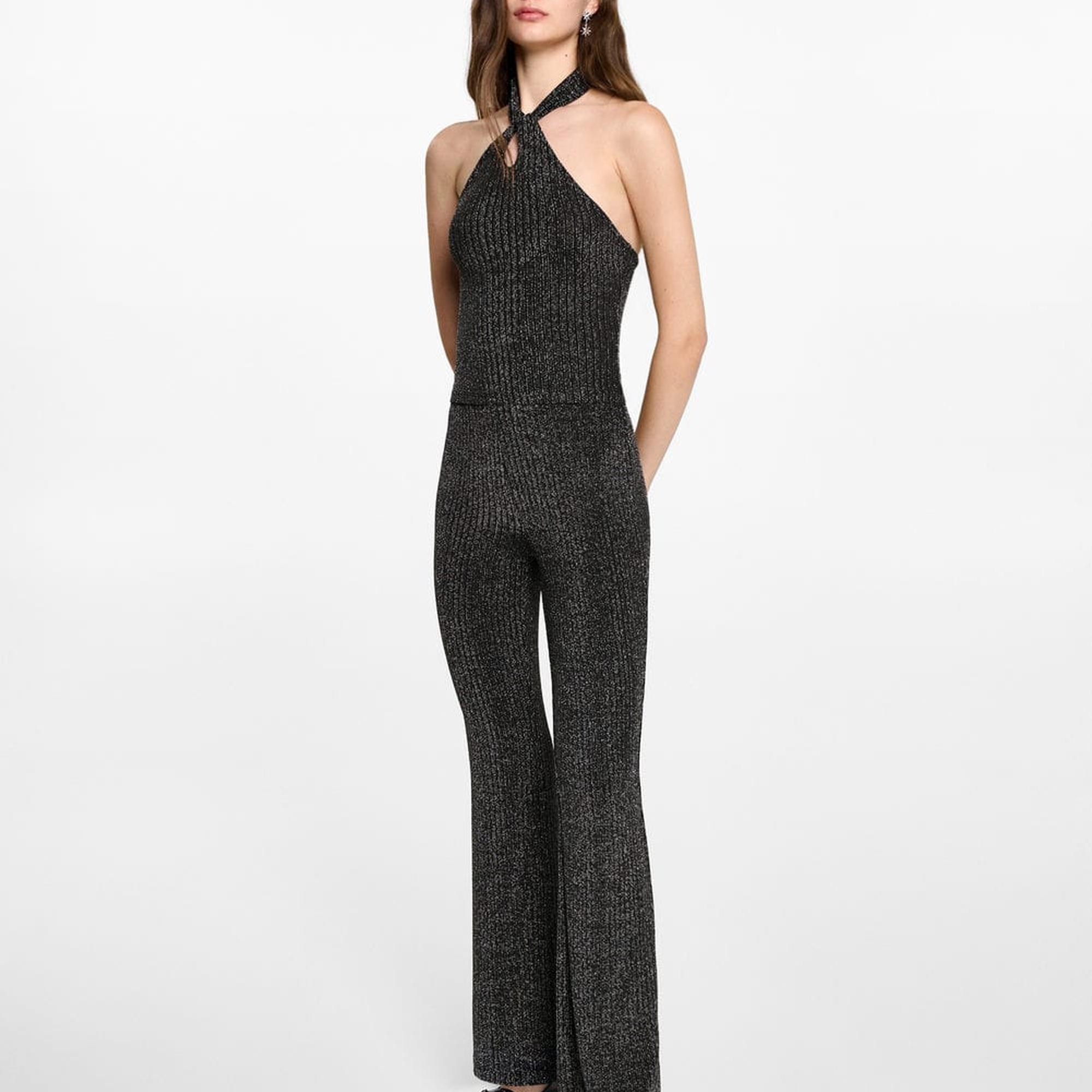 Mango Çocuk Lureks Flare Tayt Siyah