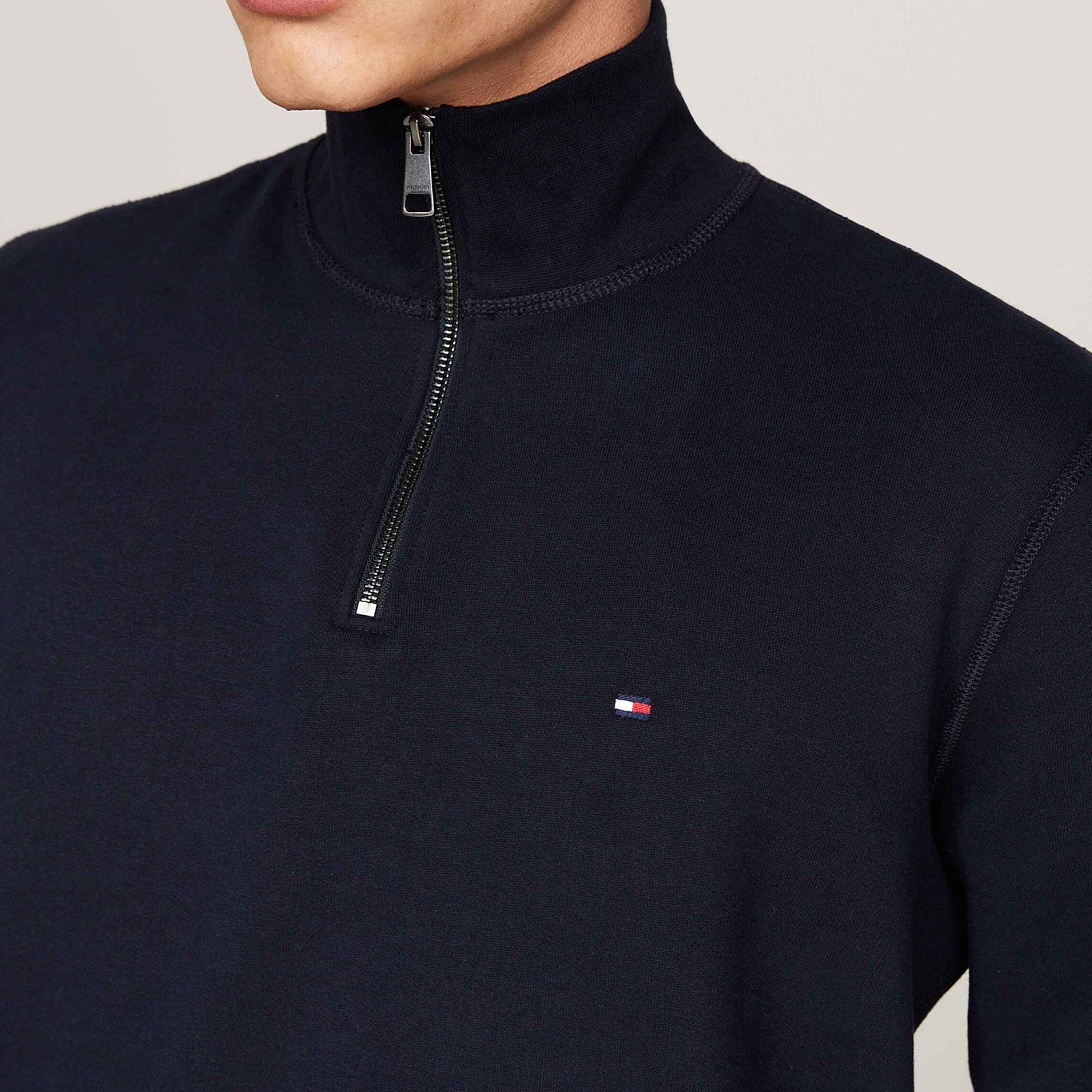 Tommy Hilfiger Erkek Lacivert Sweatshirt