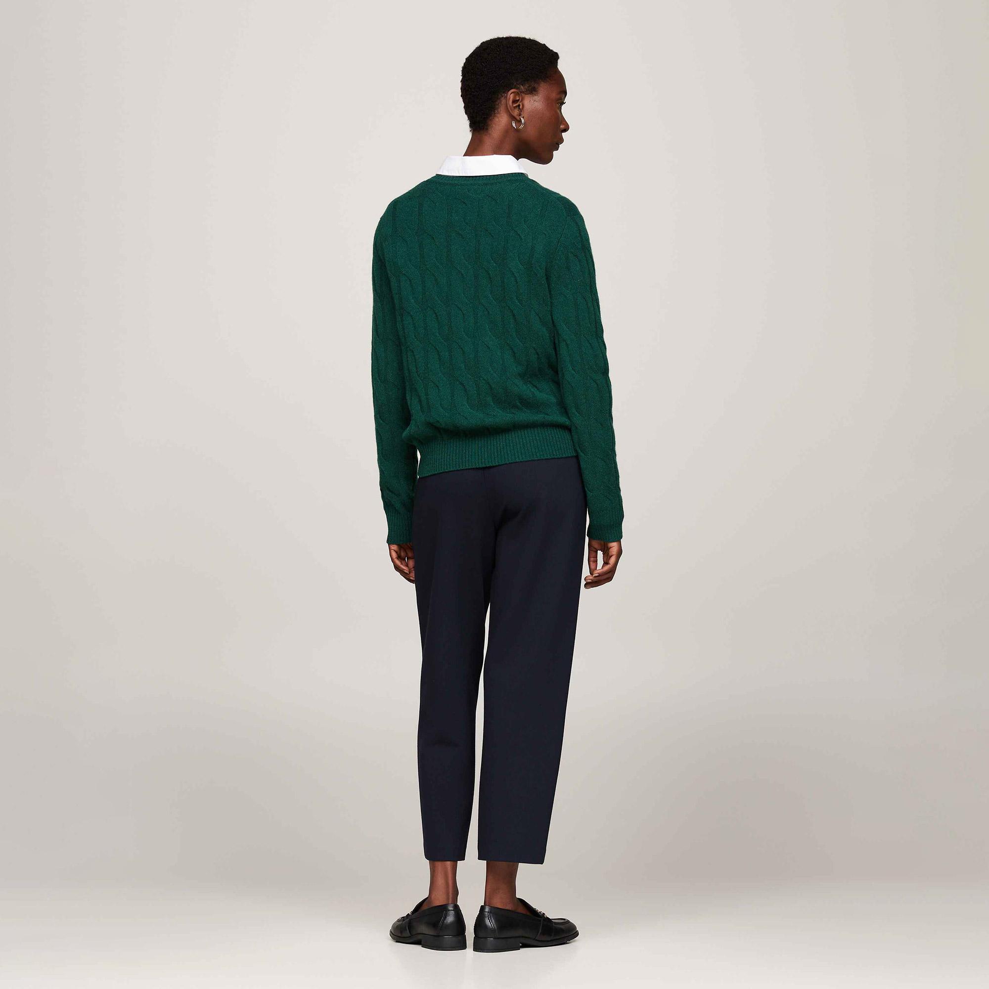 Tommy Hilfiger Kadın Yeşil Triko