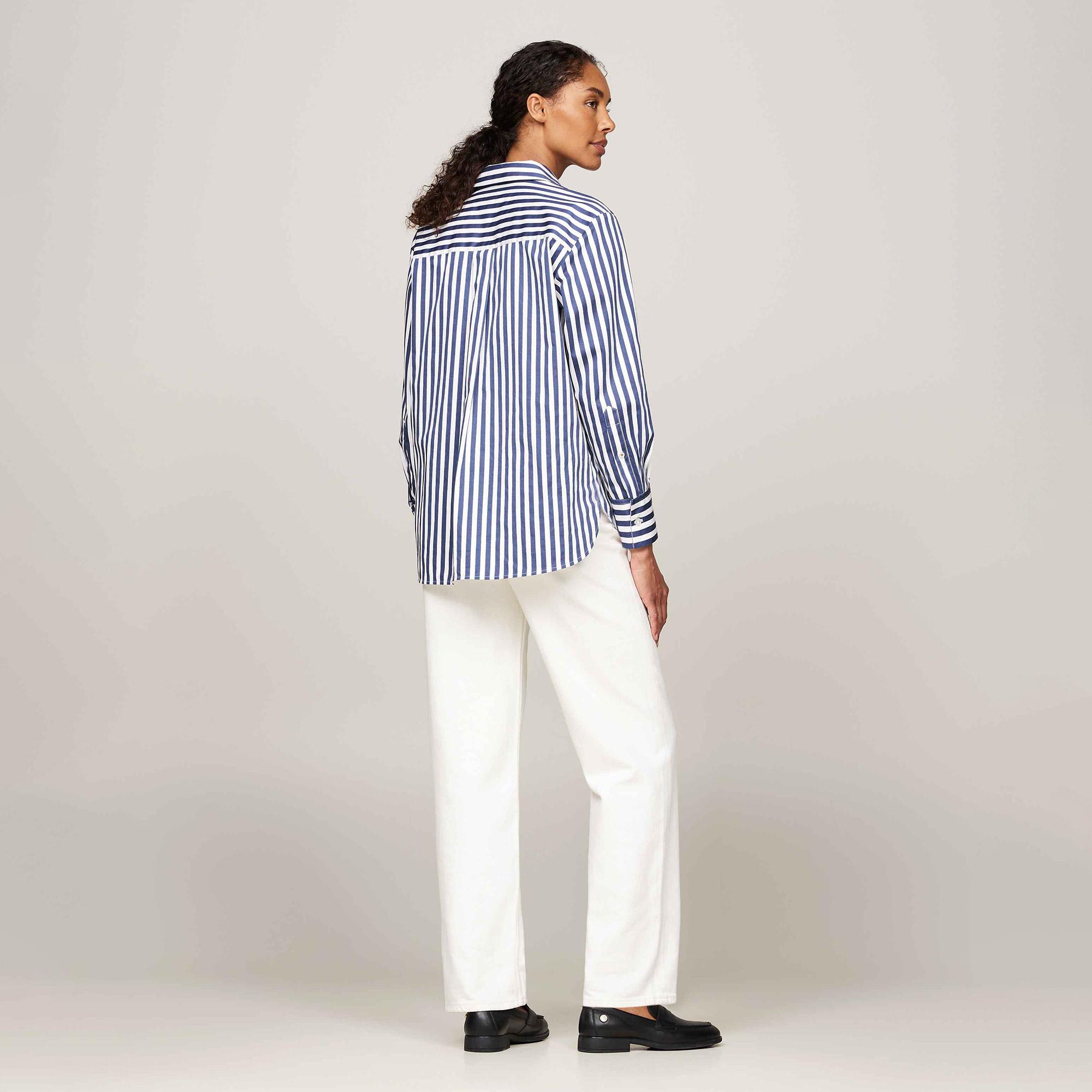 Tommy Hilfiger Kadın Beyaz Gömlek