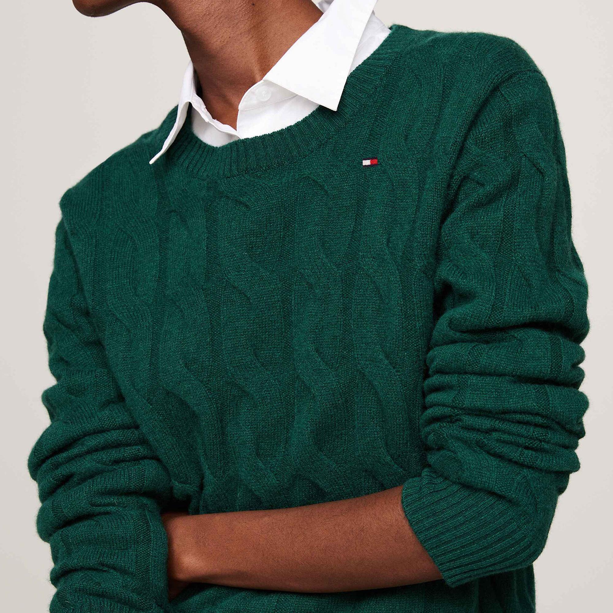 Tommy Hilfiger Kadın Yeşil Triko