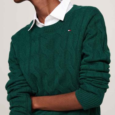  Tommy Hilfiger Kadın Yeşil Triko