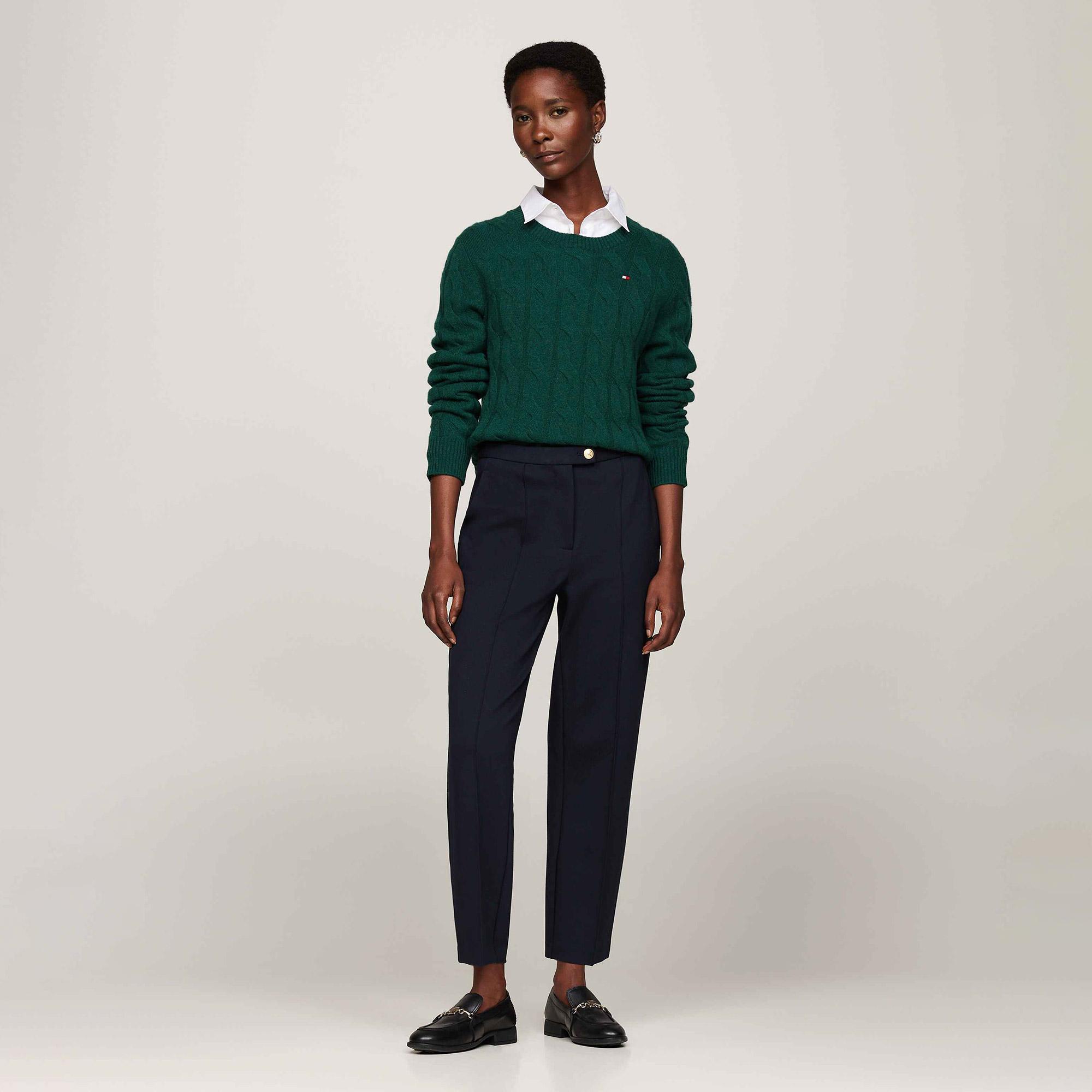 Tommy Hilfiger Kadın Yeşil Triko