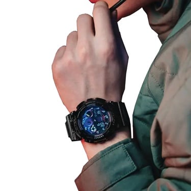  Casio Ga-100rgb-1adr Kol Saati Erkek Siyah Saat