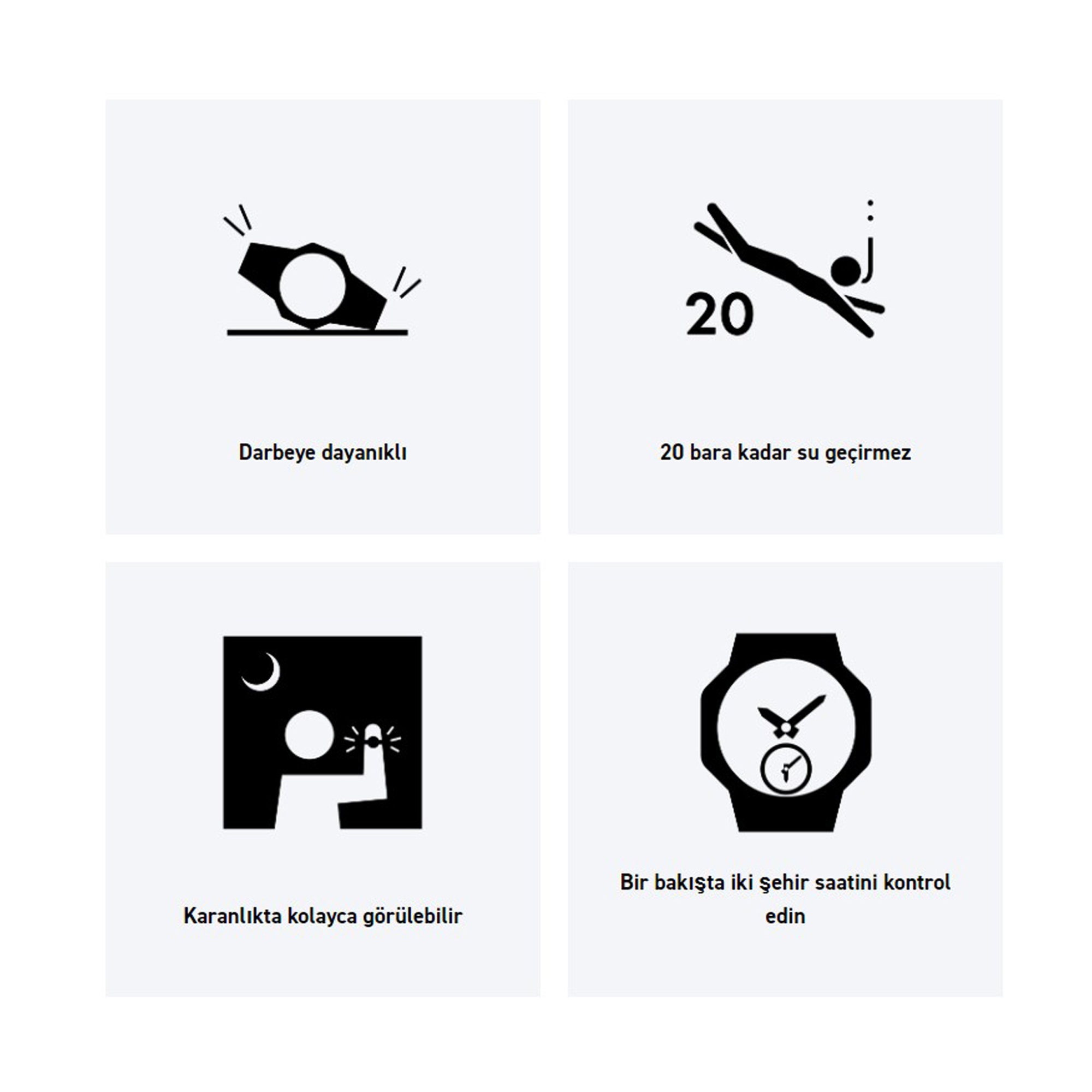 Casio Ga-900-4adr Erkek Siyah Saat