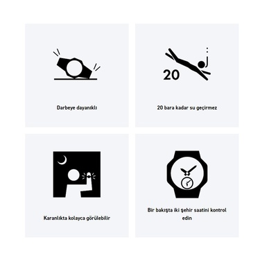  Casio Ga-900-4adr Erkek Siyah Saat