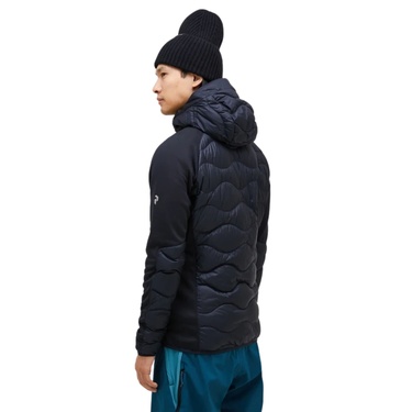 Peak Performance Helium Down Hybrid Hood Erkek Siyah Outdoor Ceketi
