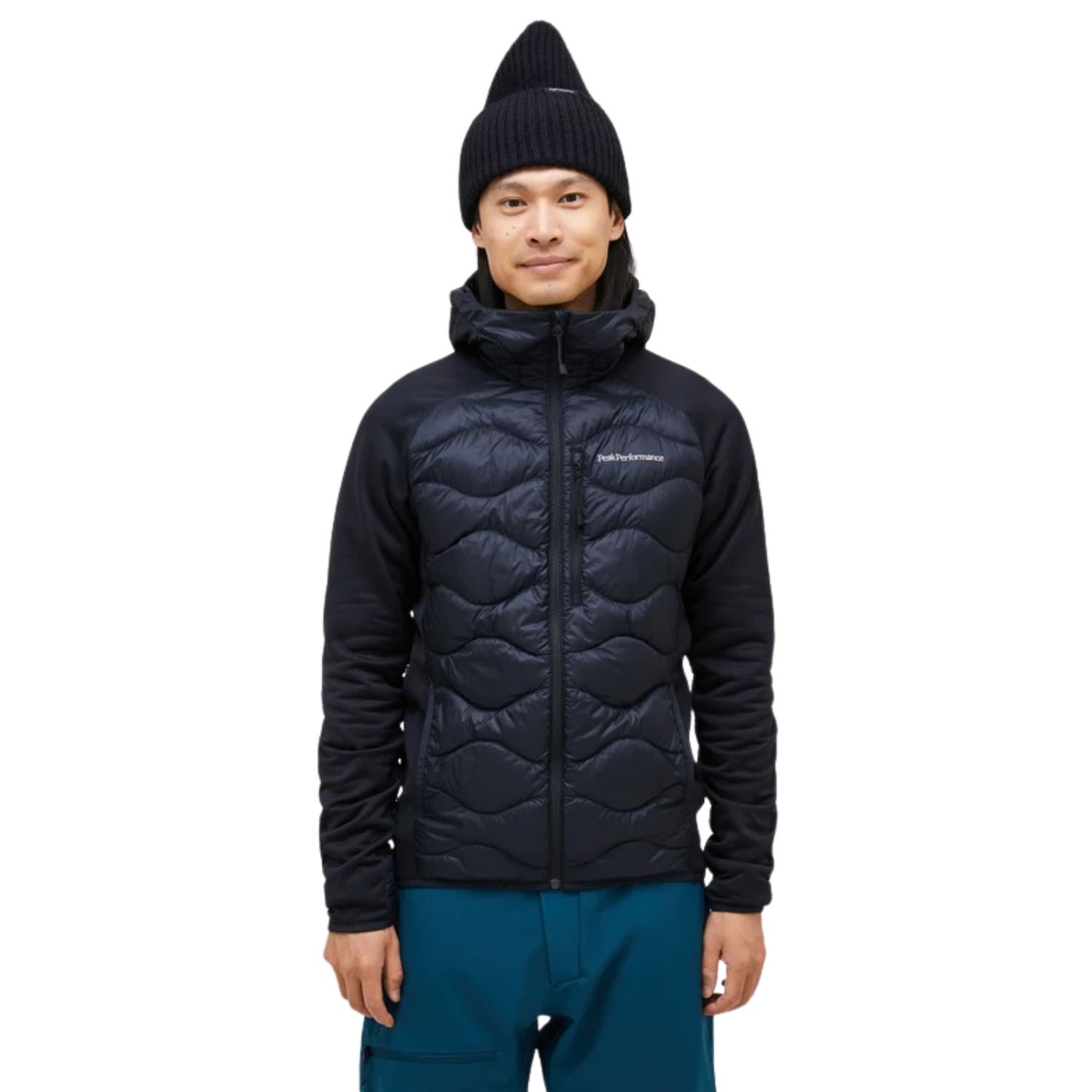 Peak Performance Helium Down Hybrid Hood Erkek Siyah Outdoor Ceketi