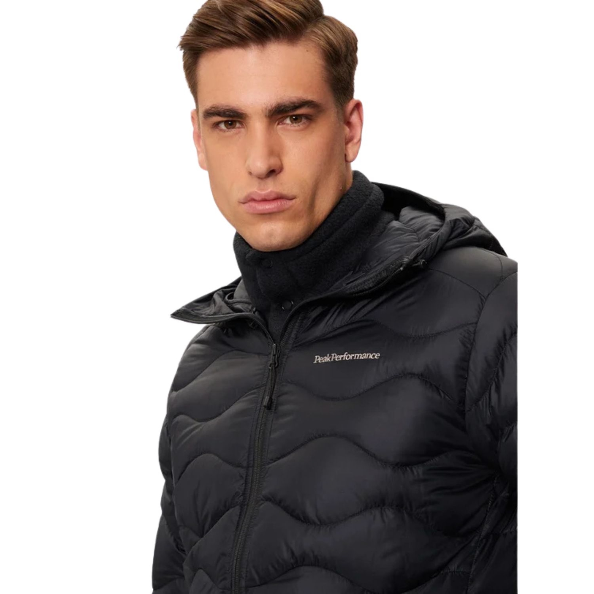 Peak Performance Helium Down Hood Jacket Erkek Siyah Outdoor Ceketi