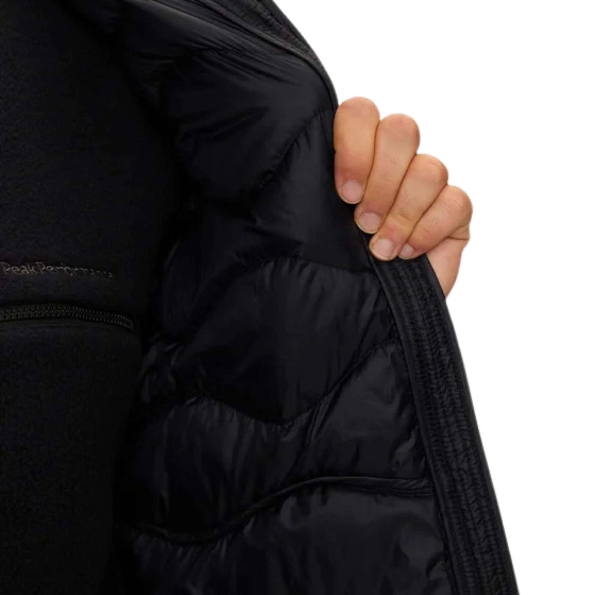 Peak Performance Helium Down Hood Jacket Erkek Siyah Outdoor Ceketi