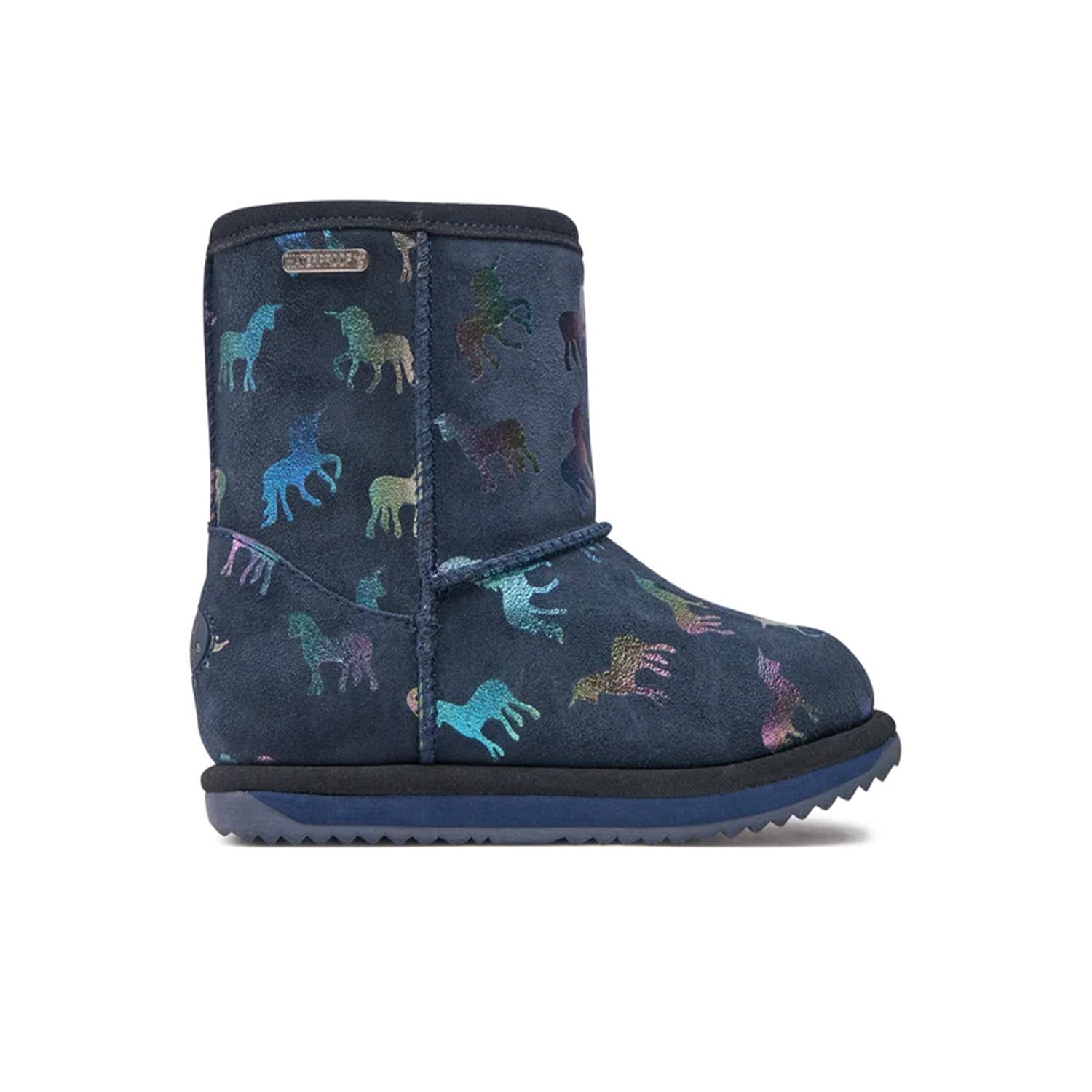 Emu Australia Emu Australia Rainbow Unicorn Brumby Unisex Çocuk Lacivert Bot | FashFed Lacivert - 2. görsel