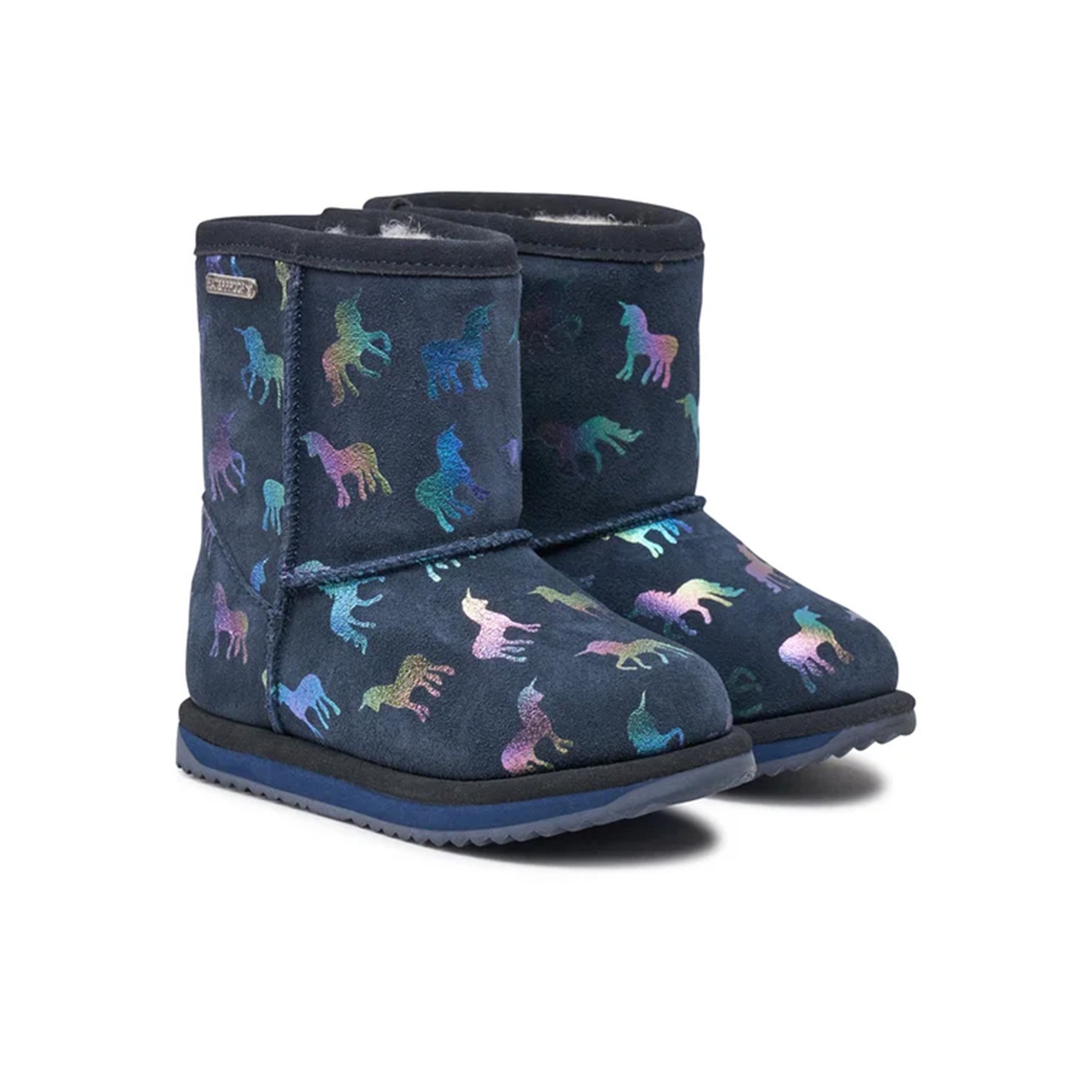 Emu Australia Rainbow Unicorn Brumby Unisex Çocuk Lacivert Bot
