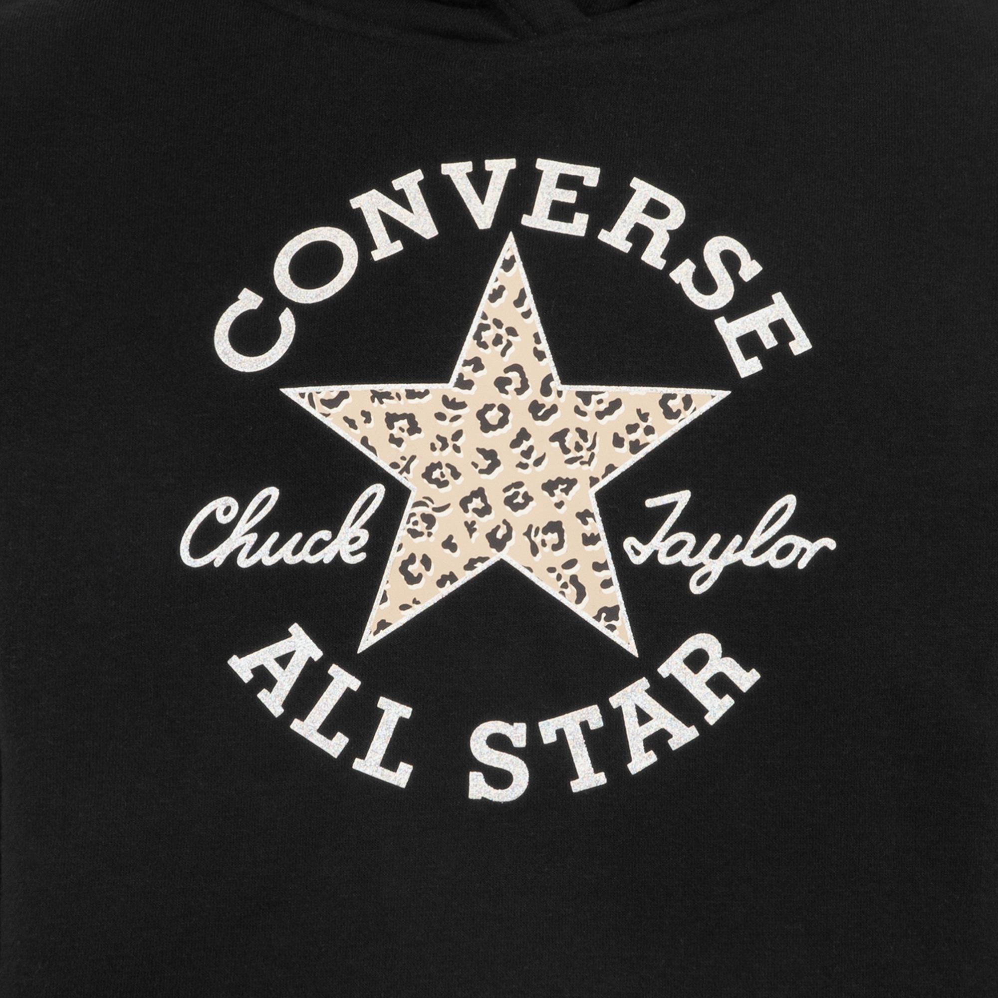 Converse Çocuk Siyah Hoodie
