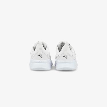  Puma Anzarun Lite Ac Çocuk Logolu Beyaz Spor Ayakkabı