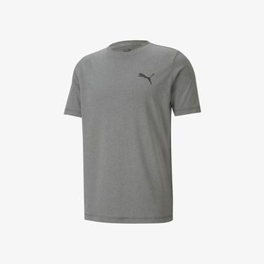  Puma Actİve Small Logo Erkek Gri Günlük T-Shirt