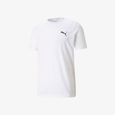  Puma Active Small Logo Erkek Beyaz T-Shirt