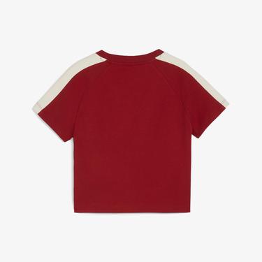  Puma Iconic T7 Baby Kadın Kırmızı T-Shirt