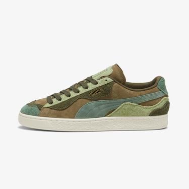  Puma Suede Trippy Unisex Yeşil Spor Ayakkabı