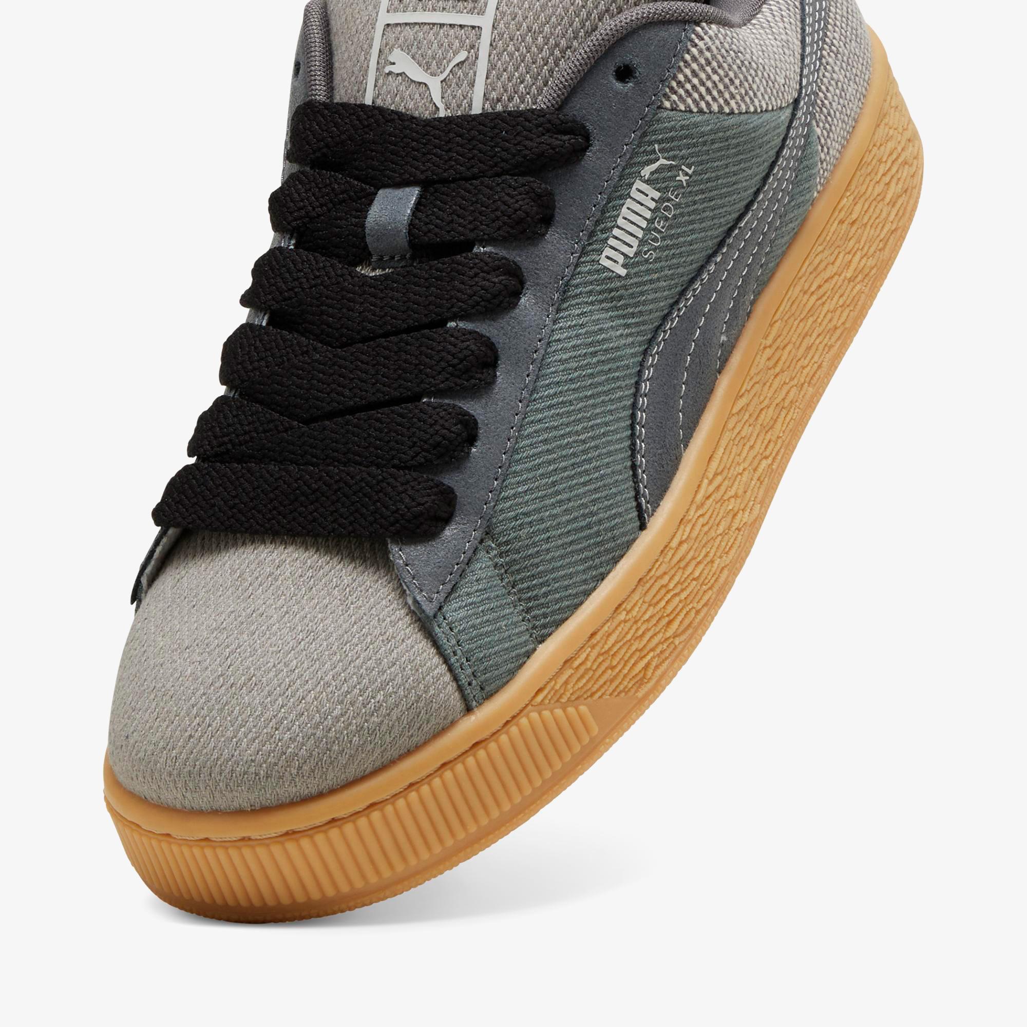 Puma Suede Xl Denim Unisex Gri Spor Ayakkabı
