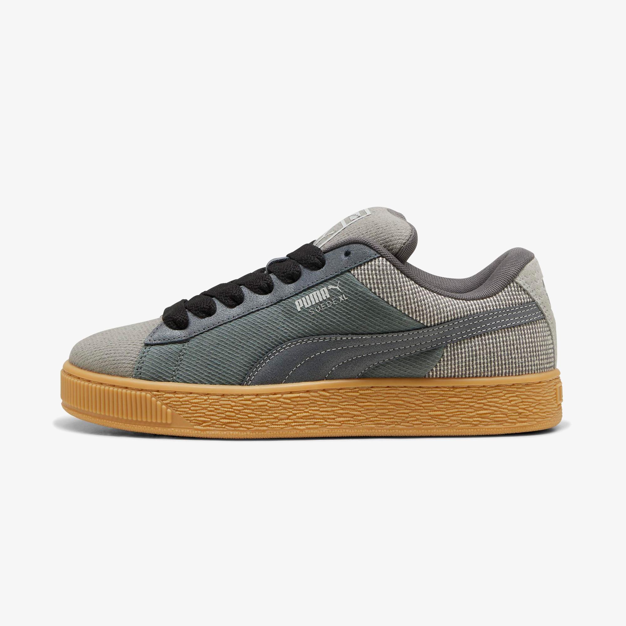 Puma Suede Xl Denim Unisex Gri Spor Ayakkabı