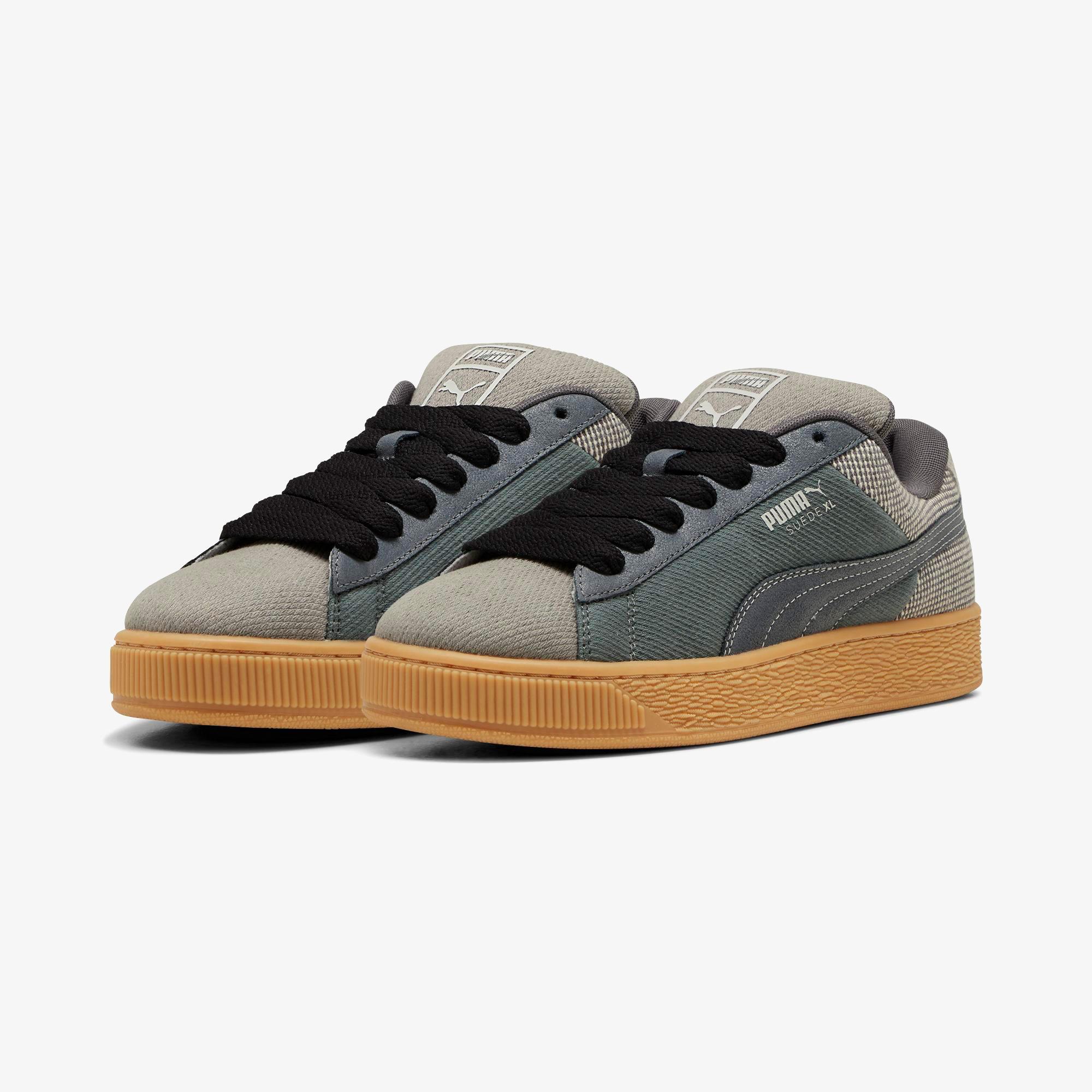 Puma Suede Xl Denim Unisex Gri Spor Ayakkabı