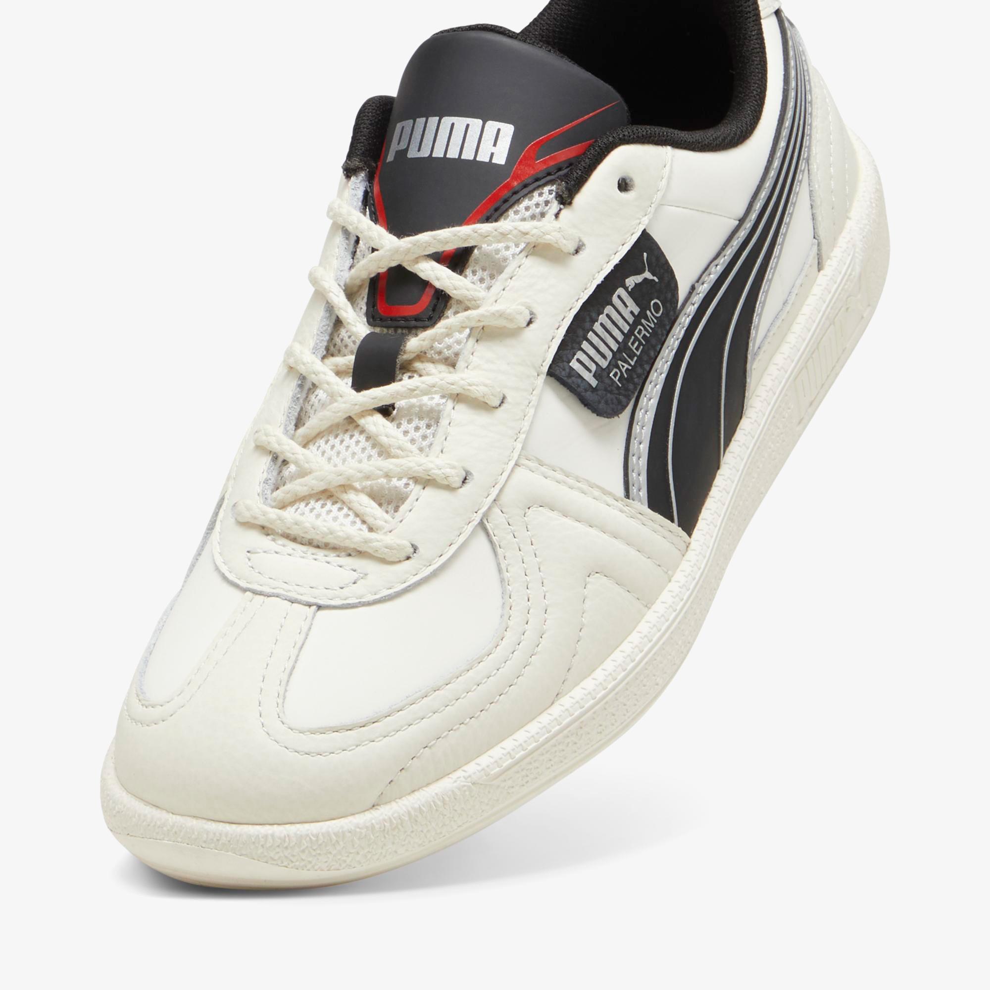 Puma Palermo W-Moto Ball Kadın SKrem Rengi Spor Ayakkabı