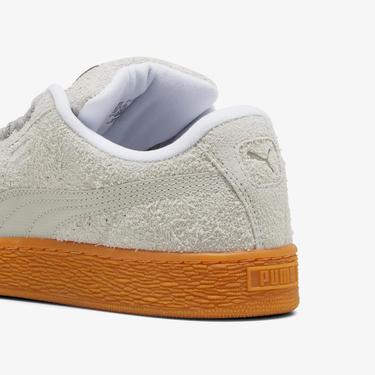  Puma Suede Xl Hairy Kadın Gri Spor Ayakkabı