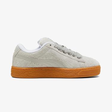  Puma Suede Xl Hairy Kadın Gri Spor Ayakkabı