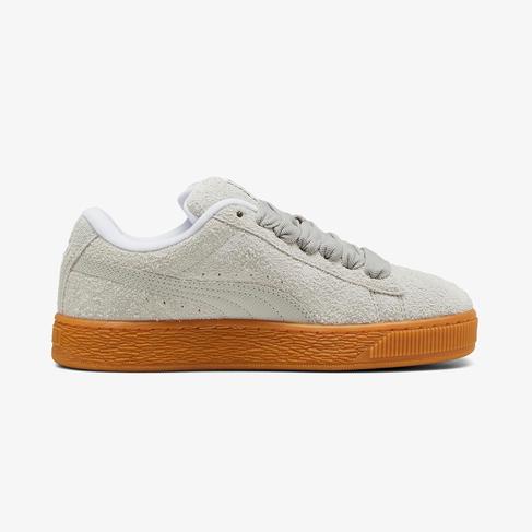  Puma Suede Xl Hairy Kadın Gri Spor Ayakkabı