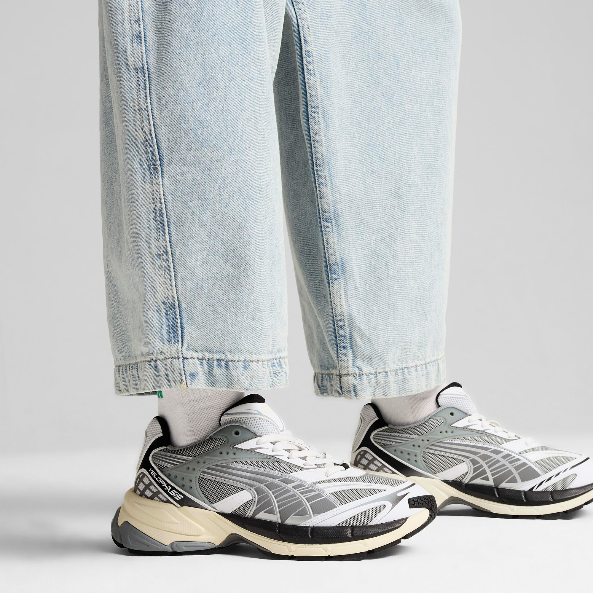 Puma Puma Velophasis Borninthe 2000S Unisex Beyaz Spor Ayakkabı Sneaker | FashFed Beyaz - 7. görsel