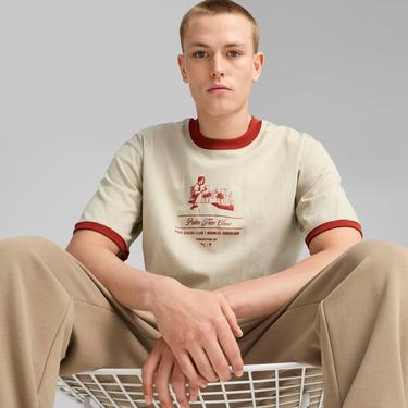  Puma Puma X Ptc Ringer Erkek Bej T-Shirt