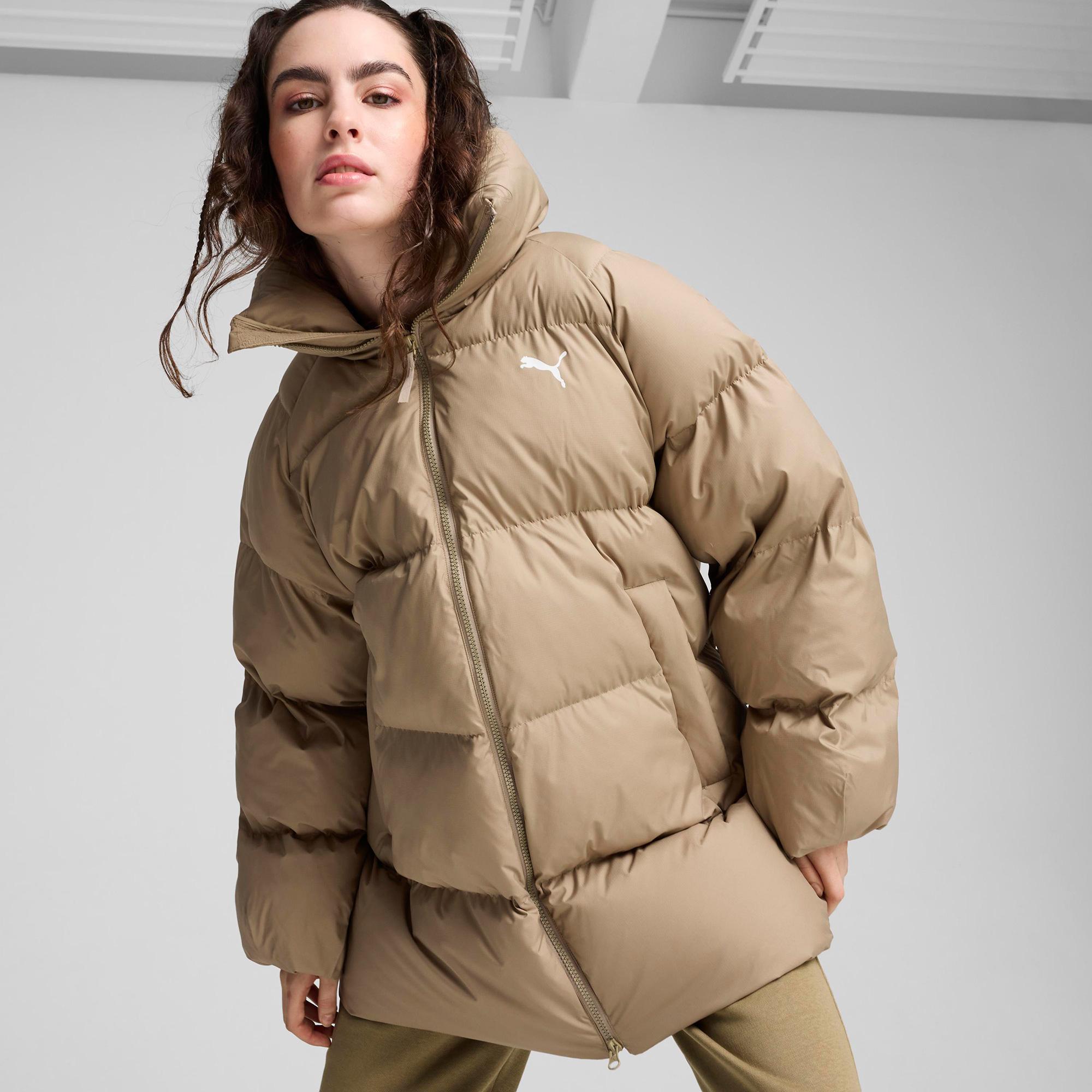 Puma Oversized Puffer Kadın Bej Mont
