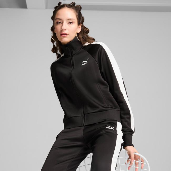  Puma Iconic T7 Track Kadın Siyah Eşofman Üstü